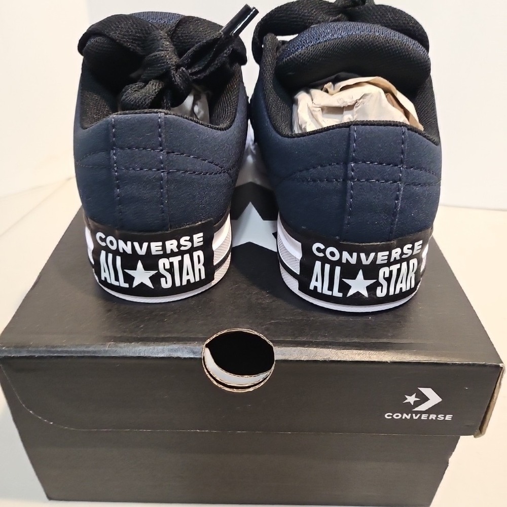 Converse One Star Puff Low-Top Sneaker Navy/Black/White Mens 5 Women's 6.5 - Picture 6 of 8